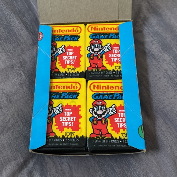 Vintage Nintendo Game Packs Full Box. Individual packs are unopened. 48 packs. - Picture 3 of 4